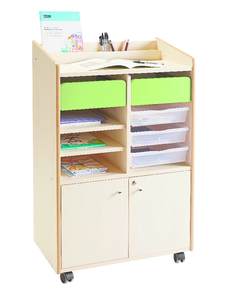 FLEXI LERARENMEUBEL RECTO/VERSO MET  MAGNETISCH WHITEBOARD