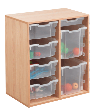 OPBERGBLOK CDCC2 MET 2 KOLOMMEN 79x45x82CM - BEUK