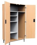 GARDEROBE LYDIE MET 2 KLAPDEUREN