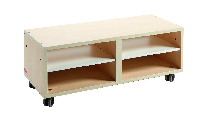 MOBIEL KASTJE  FLEXI- 2 KOLOMMEN  MET ELK 1 LEGPLANK