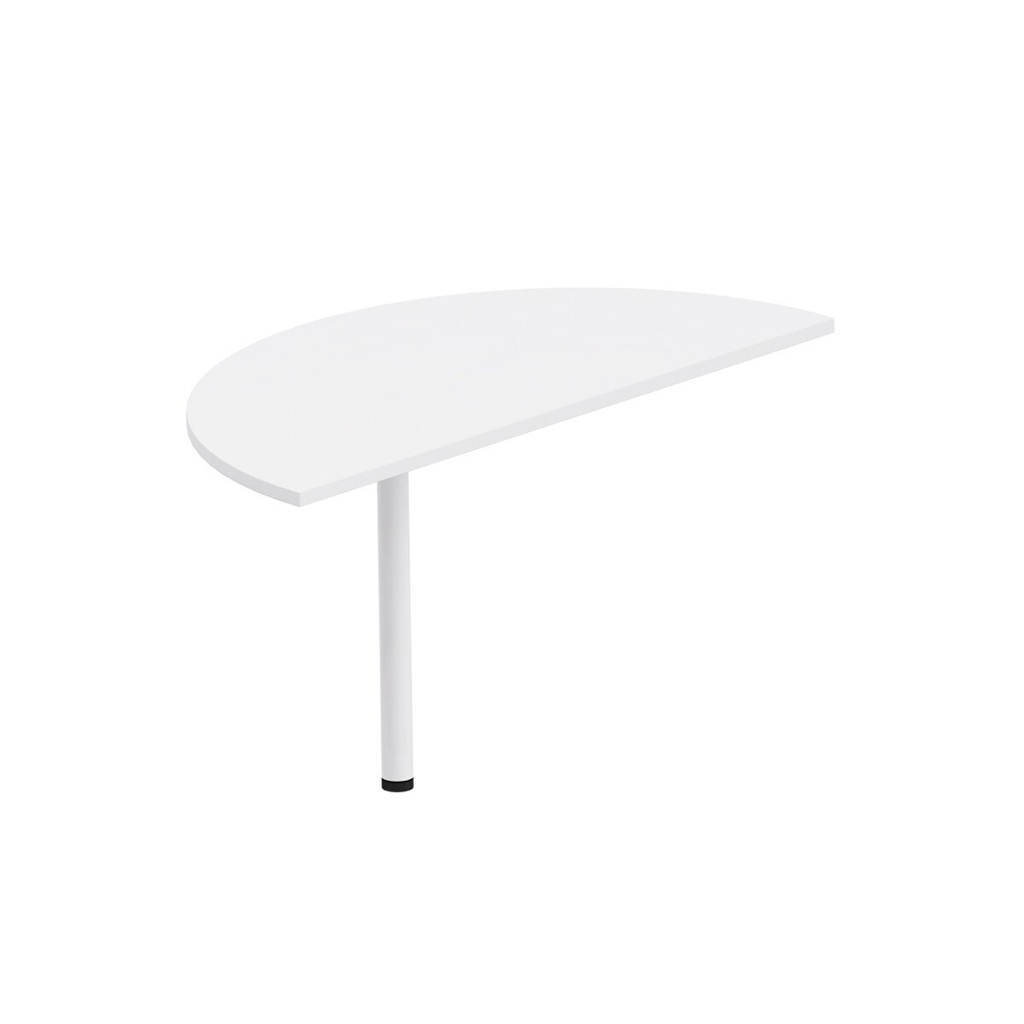 AANBOUWTAFEL HALF ROND TRIO -1 POOT -D60CM