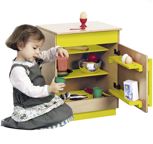 [3712448] GELE KOELKAST - MODULEERBARE KEUKEN