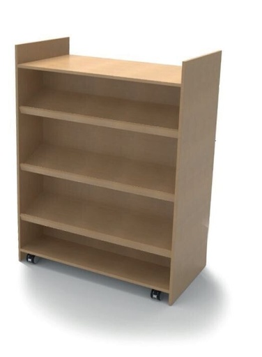 [ALBIBLI.4RF] DUBBELZIJDIGE MOBIELE BOEKENKAST