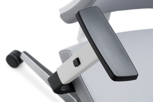 [R35K2-SB2-W/B] 2D WITTE ARMLEUNINGEN VOOR BUREAUSTOEL NAVIGO