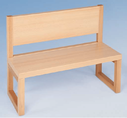 [117 003 SB34] HOUTEN BANK MET RUGLEUNING