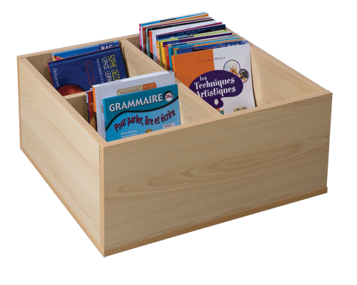 OPBERGBAK VOOR STRIPVERHALEN/BOEKEN - HOOGTE 28CM