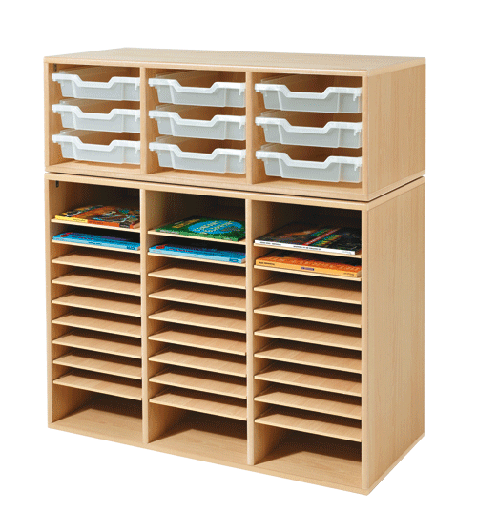 [CDCBH] OPBOUWKAST OPBERGKAST 30 VAKKEN