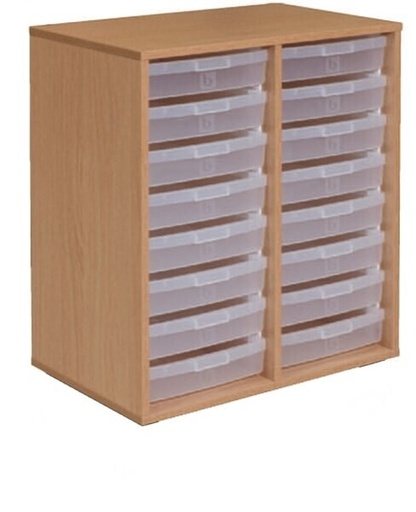 OPBERGBLOK VOOR PLASTIC BAKKEN -2 KOLOMMEN