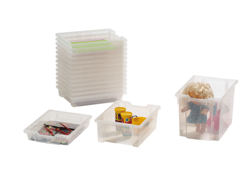 [BAC475] KLEINE DOORZICHTIGE PLASTIC BAK