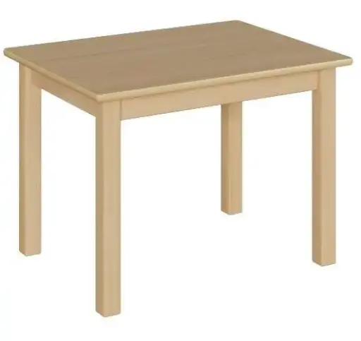 [112.86.70] Rechthoekige tafel 80x60 cm, laminaat