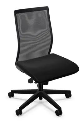 [WORKRESILLE] Bureaustoel WORK-intrata met rugleuning in netwaving